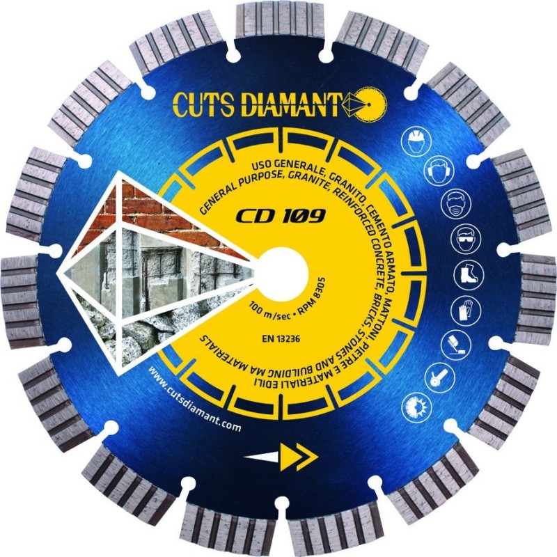 DISCO DIAMANTATO CD109 Raptor Cuts Diamant 1983 S.r.l. TekSystemShop