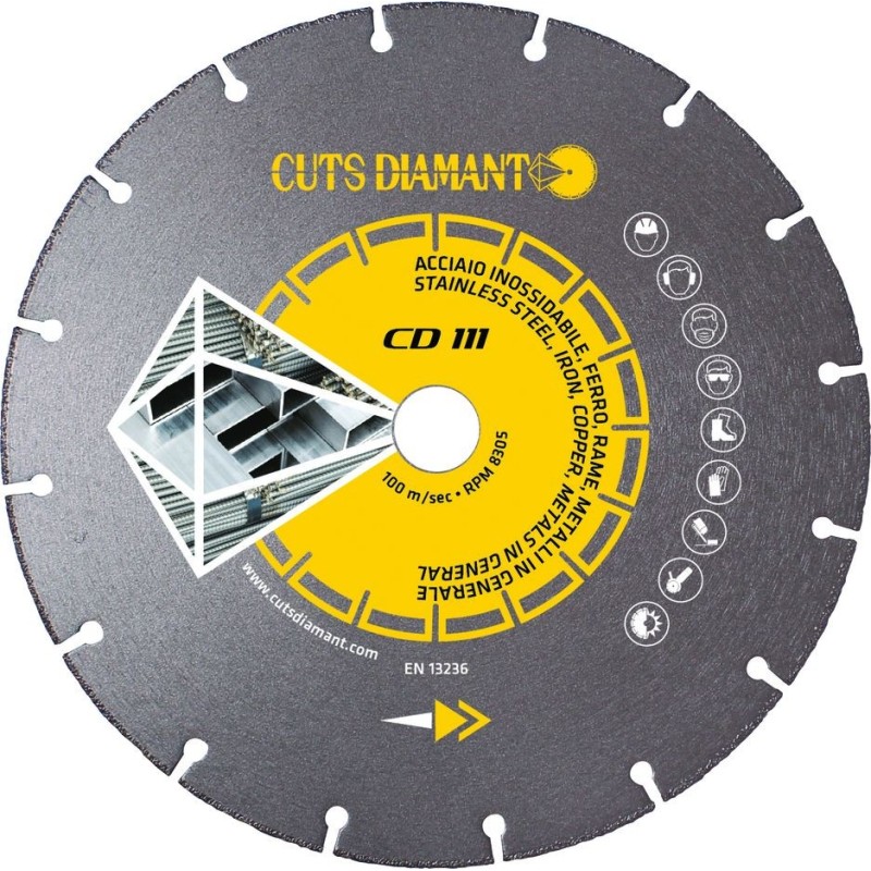 DISCO DIAMANTATO CD111 Cuts Diamant 1983 S.r.l. TekSystemShop