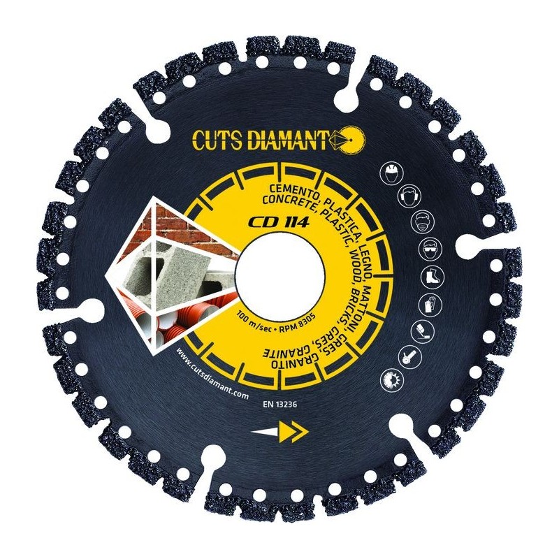 DISCO DIAMANTATO CD114 Multipower Cuts Diamant 1983 S.r.l. TekSystemShop DISCO DIAMANTATO CD114 Multipower Cuts Diamant 1983 S.r.l. TekSystemShop