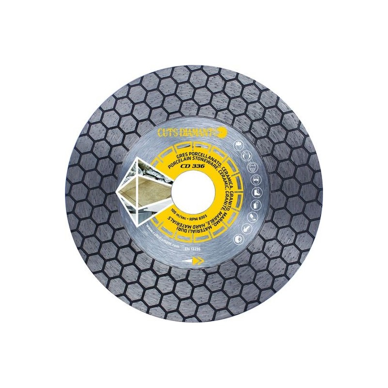 DISCO DIAMANTATO CD336 Hexagon Cuts Diamant 1983 S.r.l. TekSystemShop