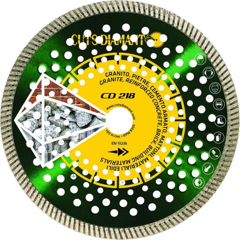 DISCO DIAMANTATO CD218 Cuts Diamant 1983 S.r.l. TekSytemShop