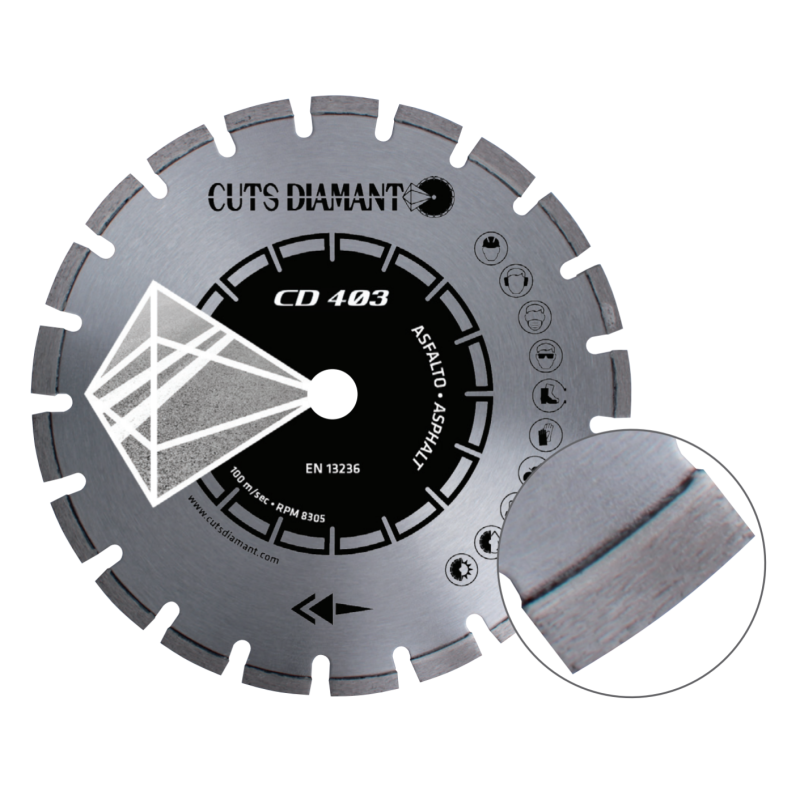DISCO DIAMANTATO CD403 Cuts Diamant 1983 S.r.l. TekSytemShop