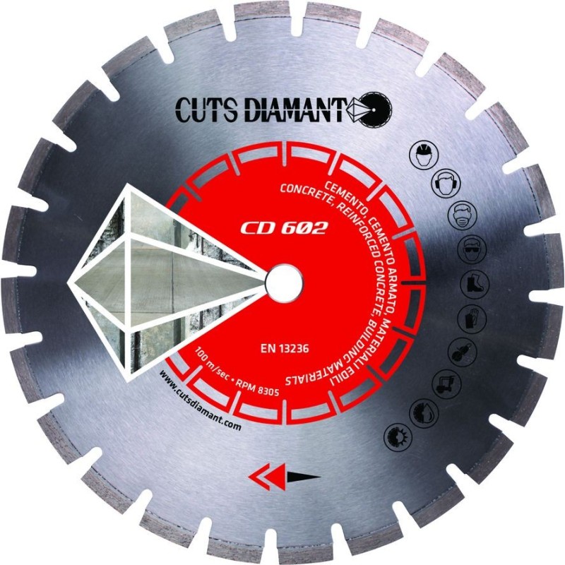 DISCO DIAMANTATO CD602 Cuts Diamant 1983 S.r.l. TekSytemShop