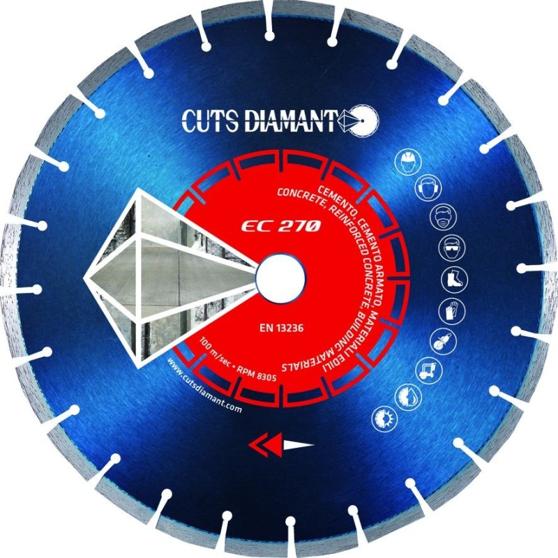 DISCO DIAMANTATO EC270 Cuts Diamant 1983 S.r.l. TekSytemShop