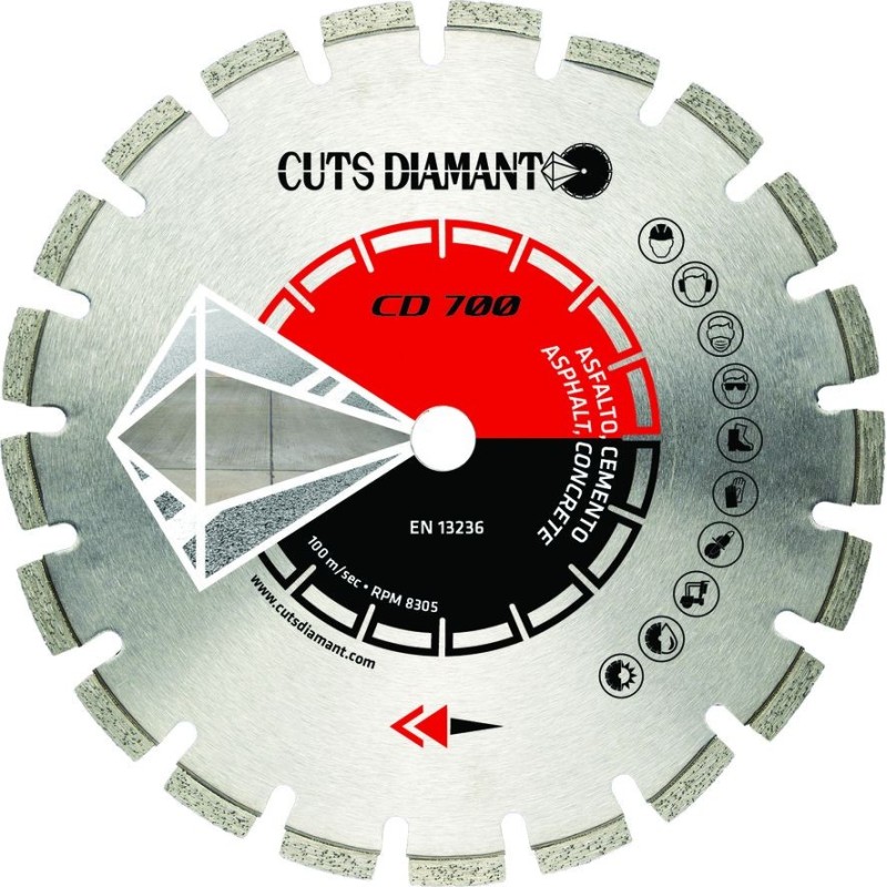 DISCO DIAMANTATO CD700 Cuts Diamant 1983 S.r.l. TekSytemShop