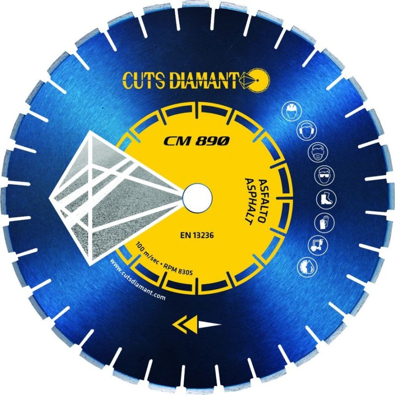 Mola Diamantata CM890 Cuts Diamant 1983 S.r.l. TekSytemShop